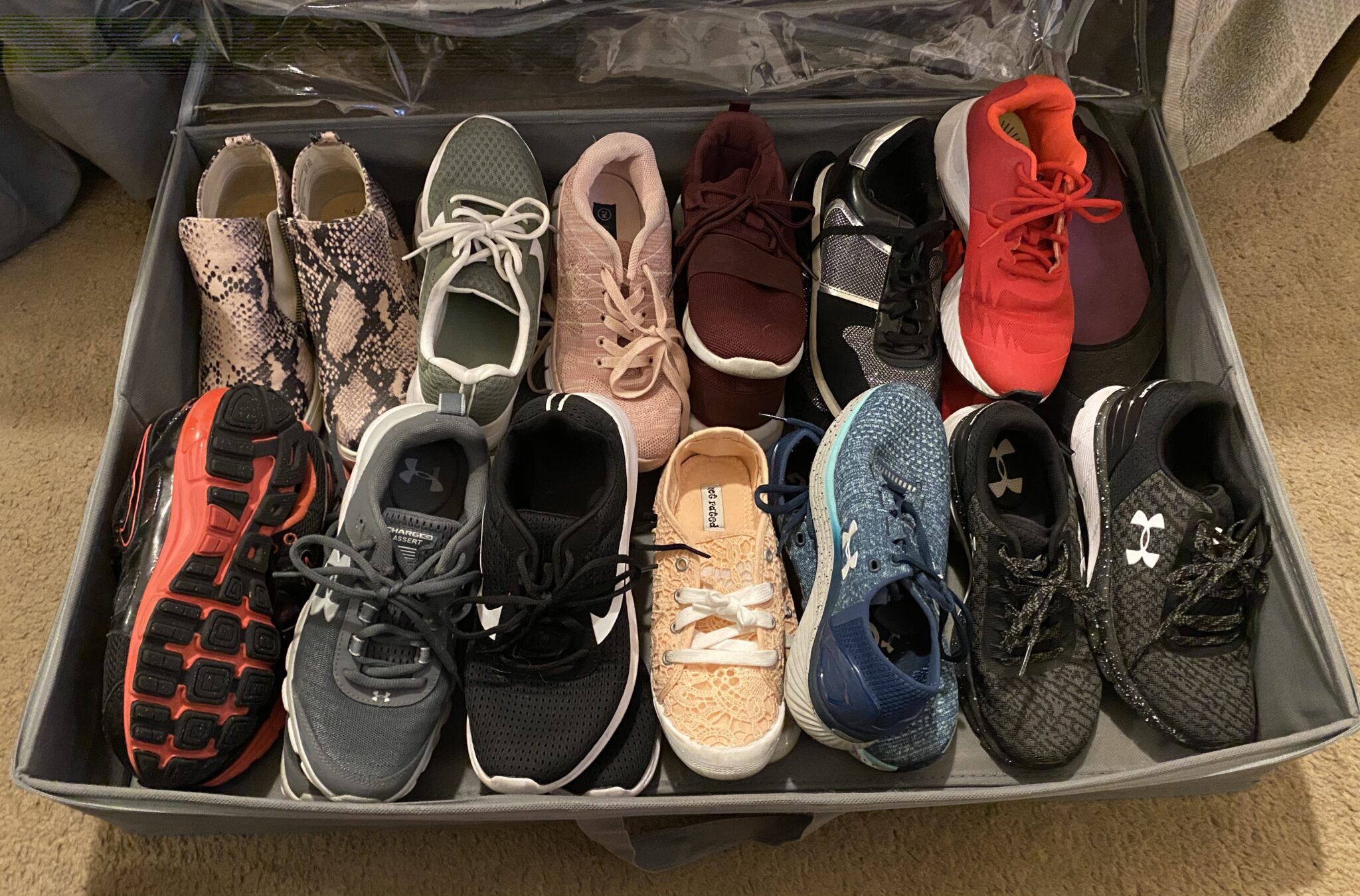 8 Genius Under Bed Shoe Storage Ideas for Small Spaces - Addicted To ...