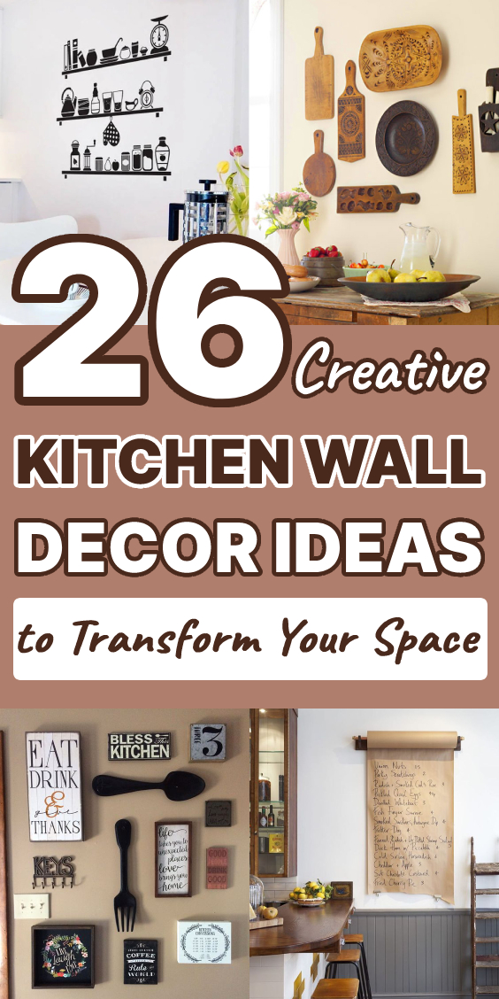 26 Creative Kitchen Wall Decor Ideas to Transform Your Space - Addicted ...