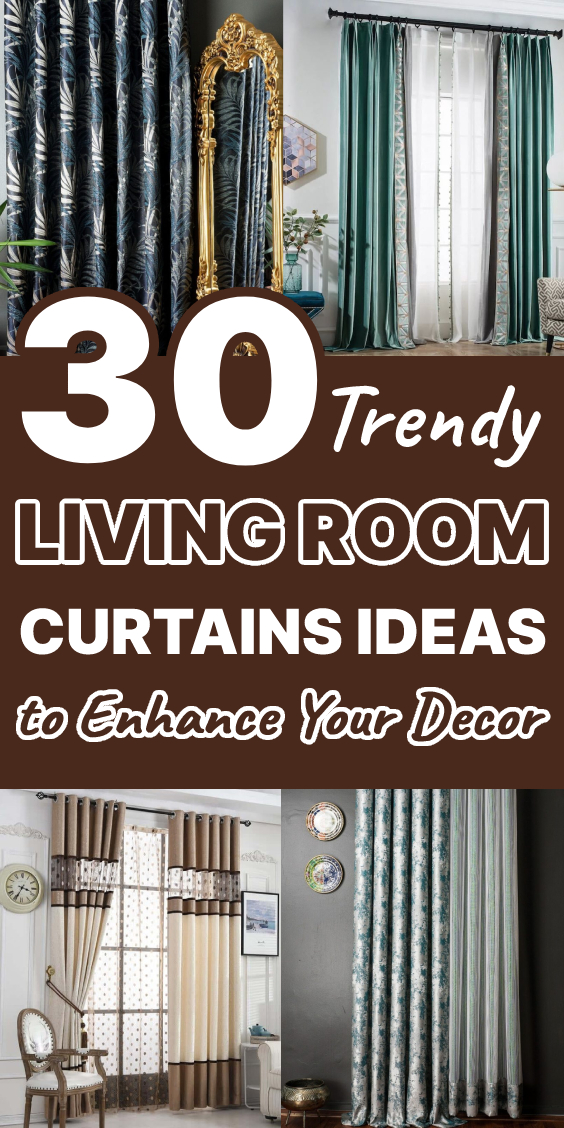 30 Trendy Living Room Curtains Ideas to Enhance Your Decor - Addicted ...