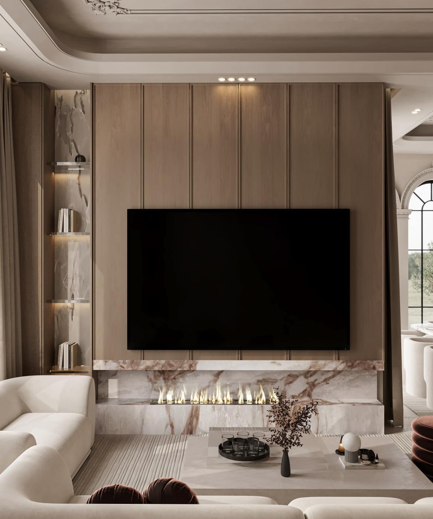 30 Trendy Living Room TV Wall Ideas for Any Style - Addicted To ...
