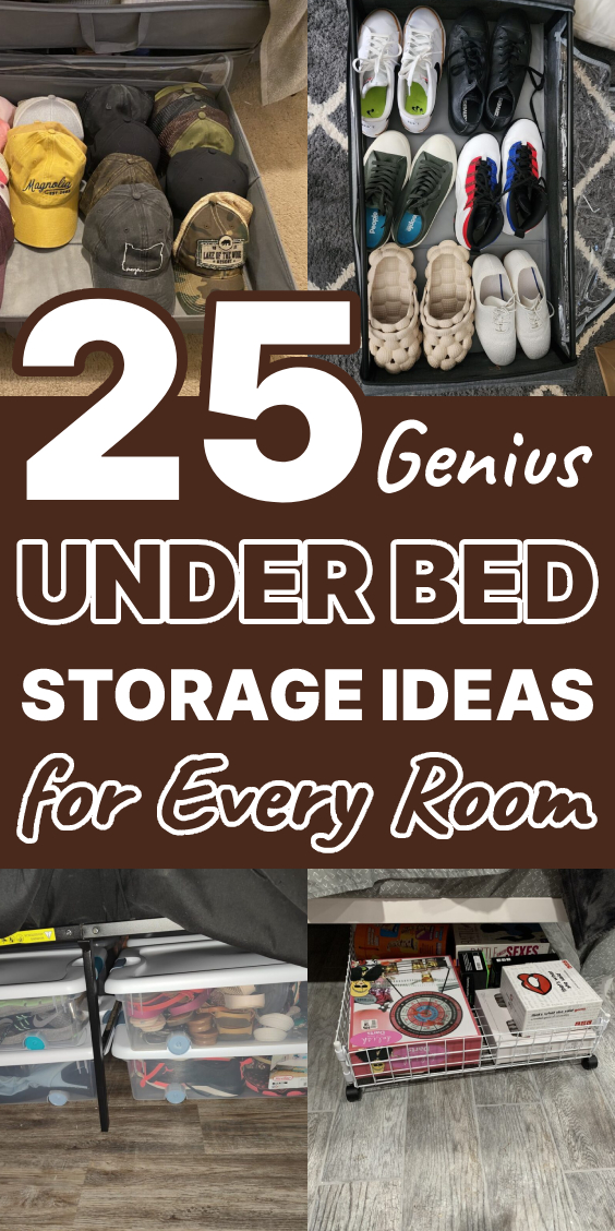 25 Genius Under Bed Storage Ideas for Every Room Addicted To Organization