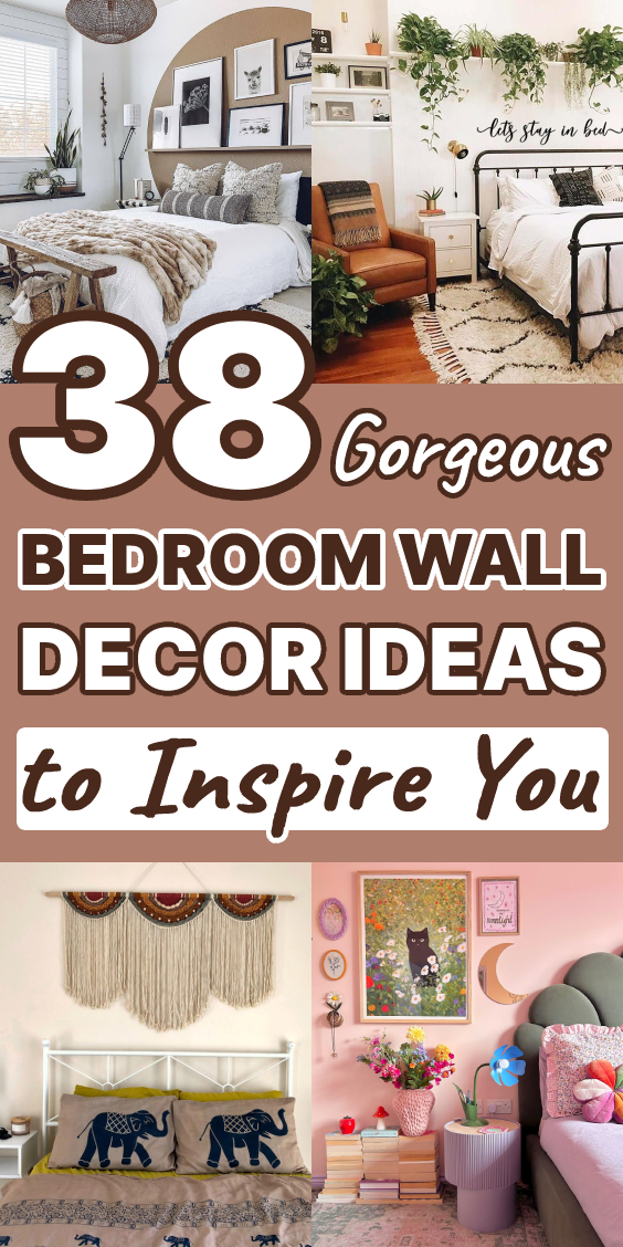 38 Gorgeous Bedroom Wall Decor Ideas to Inspire You - Addicted To ...