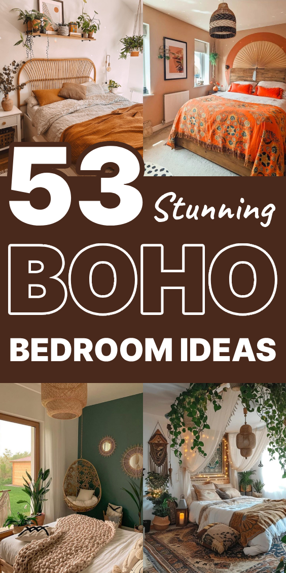 53 Stunning Boho Bedroom Ideas for a Dreamy Sanctuary - Addicted To ...