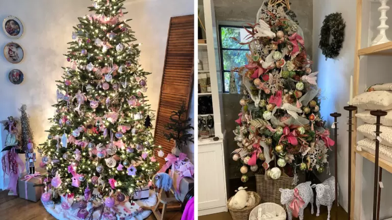 36 Pink Christmas Tree Decorations That Will Wow Guests