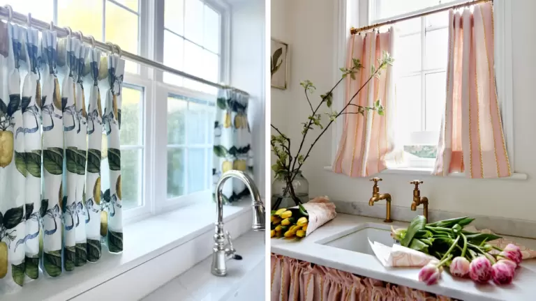 30 Gorgeous Kitchen Window Curtain Ideas to Elevate Your Decor