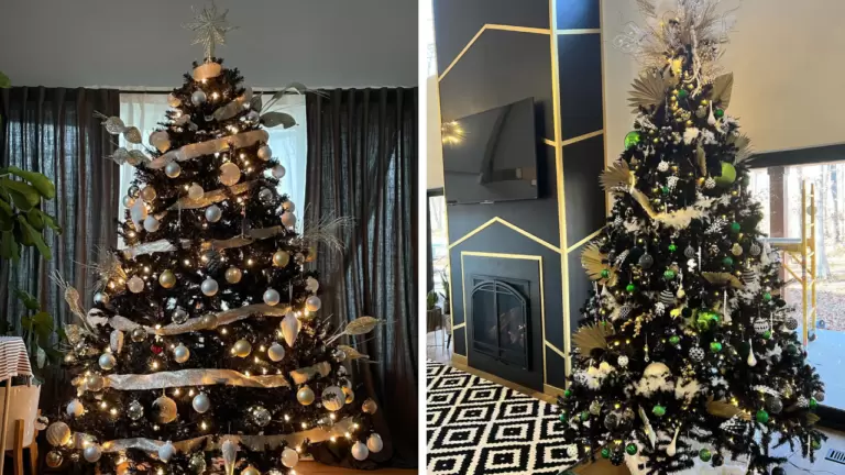 42 Trendy Black Christmas Tree Decorations Ideas to Try in 2024