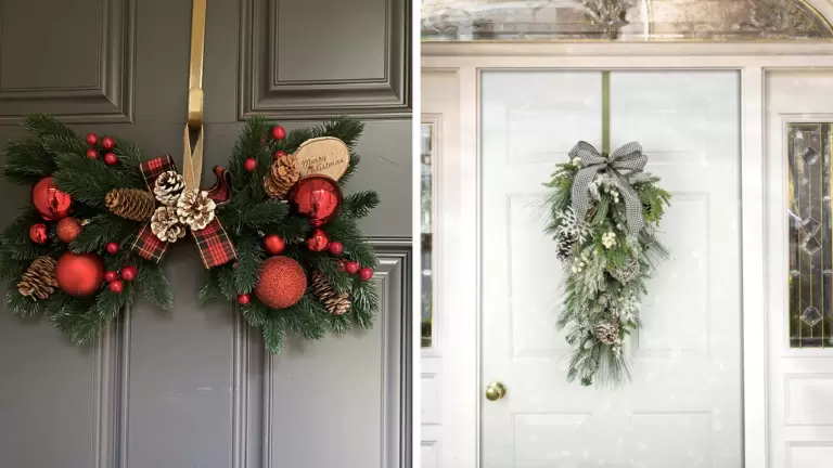 27 Gorgeous Christmas Swags for Front Door Ideas