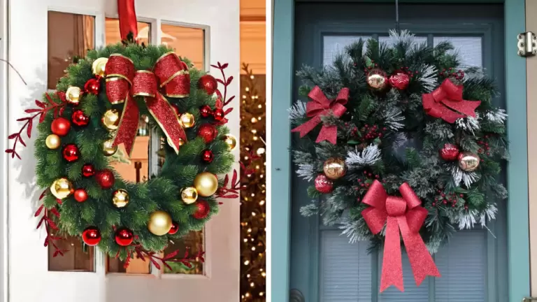 51 Trendy Christmas Wreaths for Front Door Ideas 2024