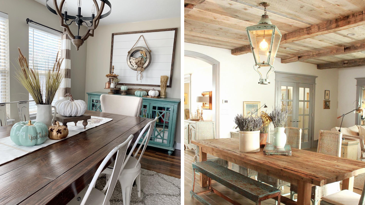 Farmhouse Dining Room Table Decor Ideas: Rustic Elegance for Your Home