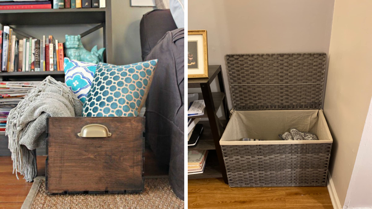 27 Genius Living Room Blanket Storage Ideas for Cozy Spaces - Addicted ...