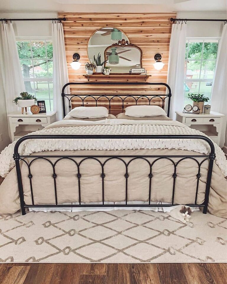 45 Farmhouse Bedroom Ideas to Inspire You - Addicted To Organization