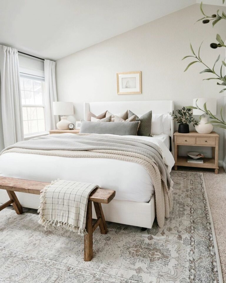 45 Farmhouse Bedroom Ideas to Inspire You - Addicted To Organization