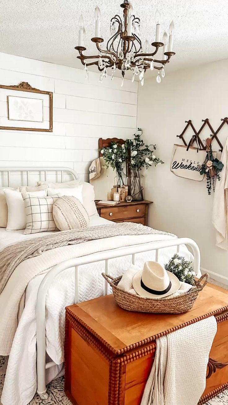 45 Farmhouse Bedroom Ideas to Inspire You - Addicted To Organization