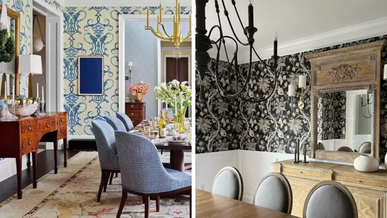 44 Trendy Dining Room Wallpaper Ideas for Every Taste