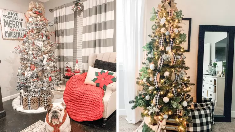 42 Beautiful Farmhouse Christmas Tree Ideas to Inspire Your Decor