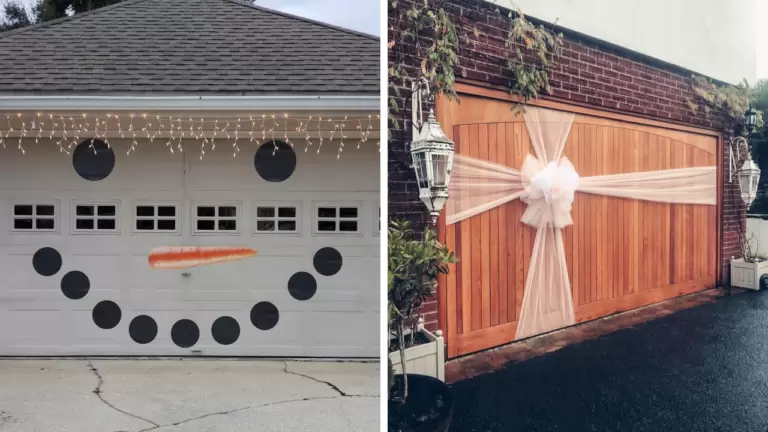 11 Garage Door Christmas Decorations for 2024