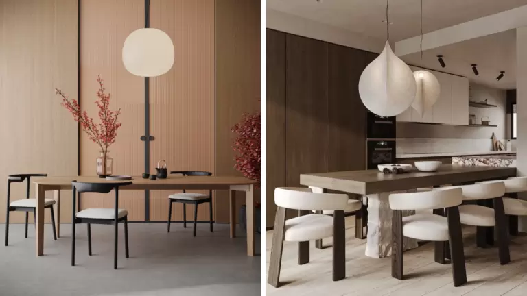 32 Japandi Dining Room Ideas for Simple and Stylish Decor