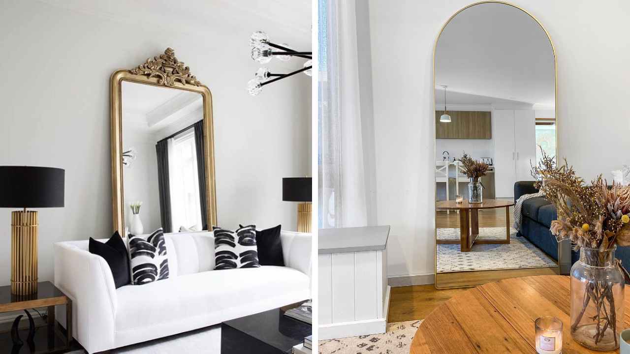 45 Trendy Living Room Mirror Ideas to Add Glamour - Addicted To ...