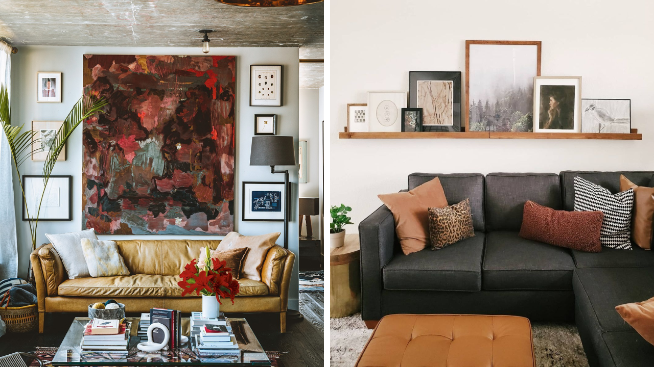 43 Inspiring Living Room Wall Decor Ideas Above Couch - Addicted To ...