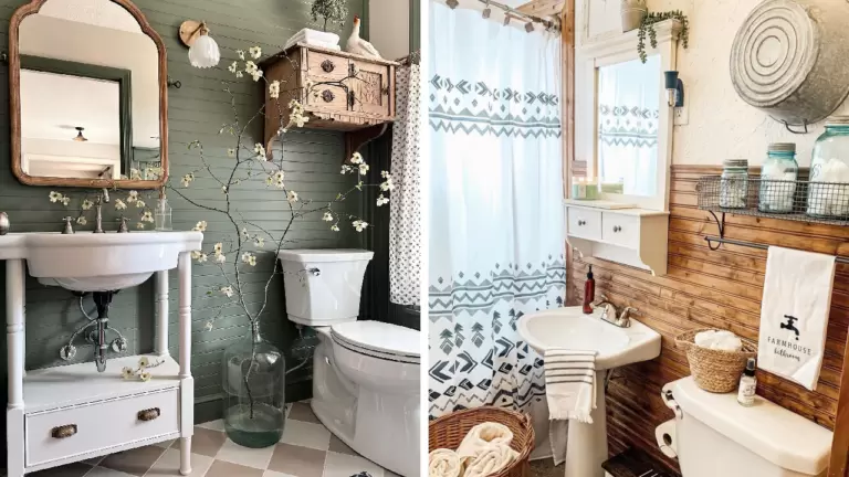 27 Charming Farmhouse Bathroom Ideas to Try