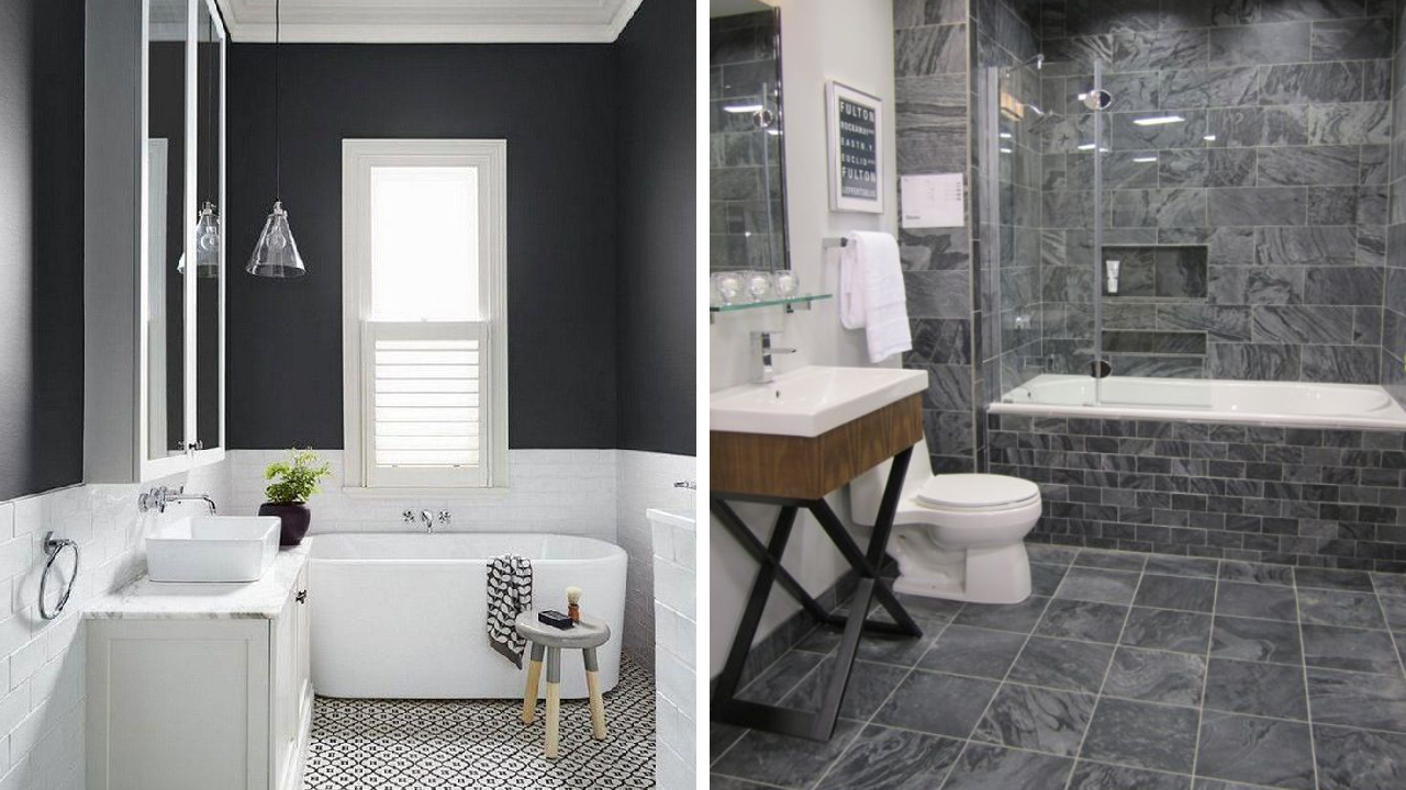 42 Grey Bathroom Ideas to Inspire Your Remodel - Addicted To Organization