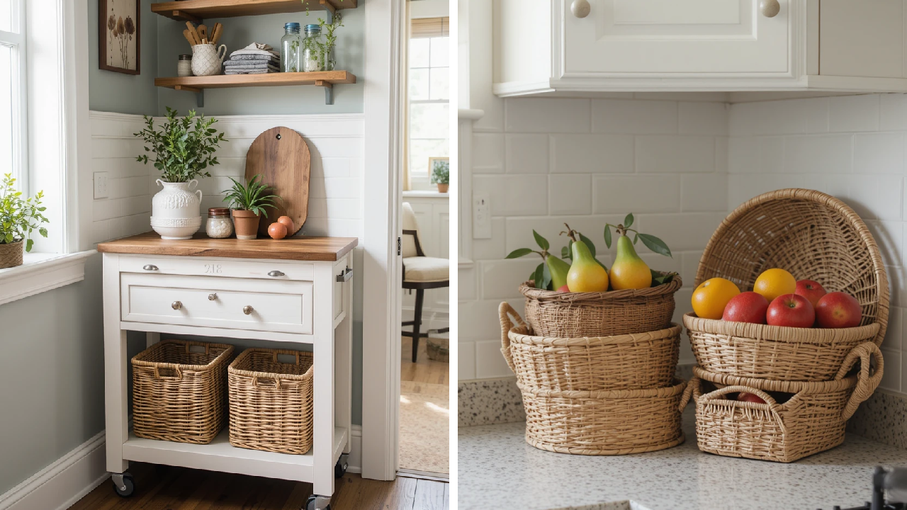 23 Simple Small Kitchen Ideas on a Budget That Work - Addicted To ...