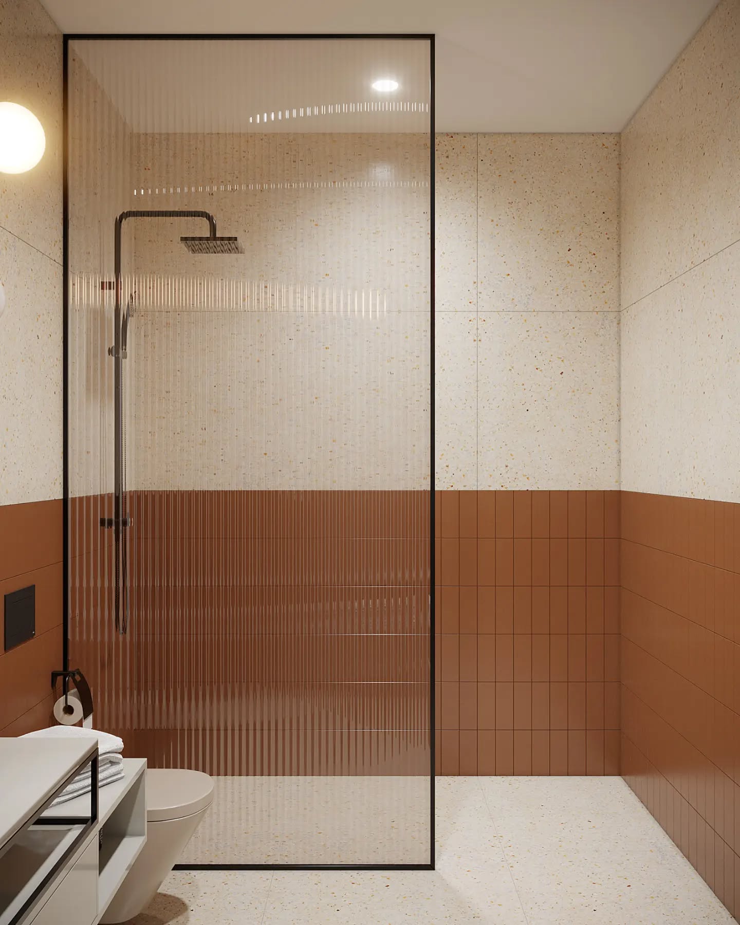 35 Modern Small Walk-In Shower Ideas No Doors - Addicted To Organization
