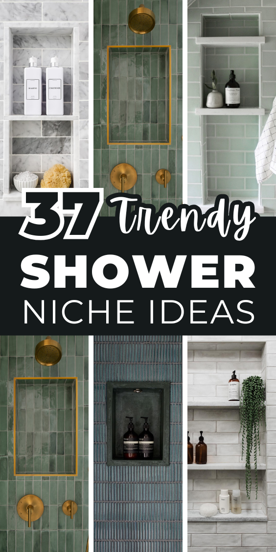37 Trendy Shower Niche Ideas to Inspire You - Addicted To Organization