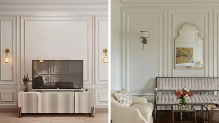 34 Modern Wall Moulding Ideas for Living Rooms