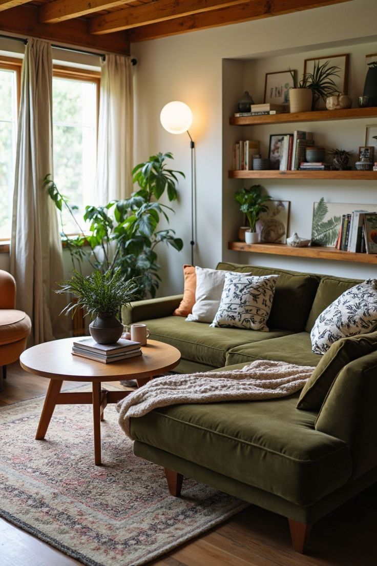29 Olive Green Sofa Living Room Ideas That Wow Addicted To Organization