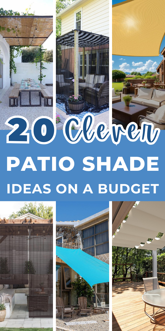 20 Patio Shade Ideas on a Budget - Addicted To Organization