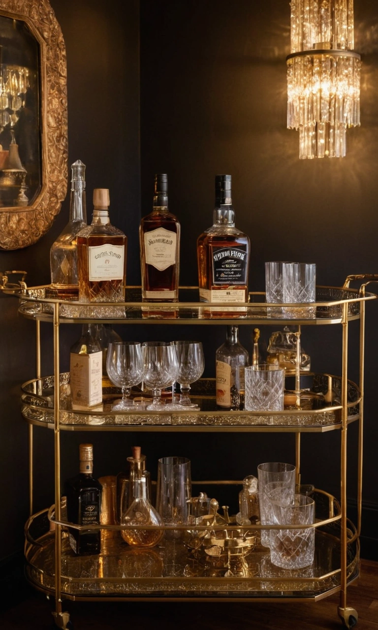 Bar cart display