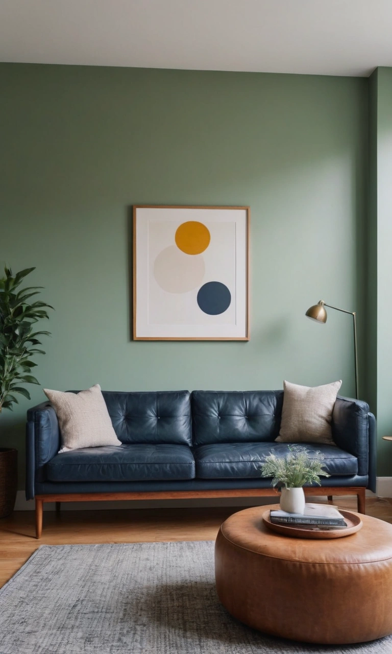Leather sofa