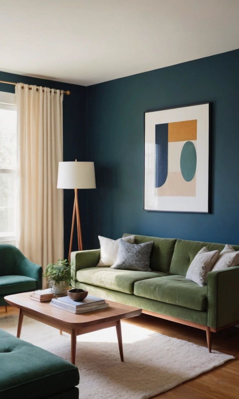 Dark navy elegance