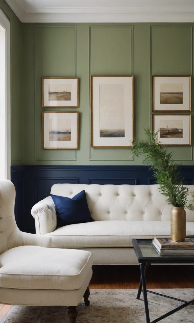 Tufted sofa