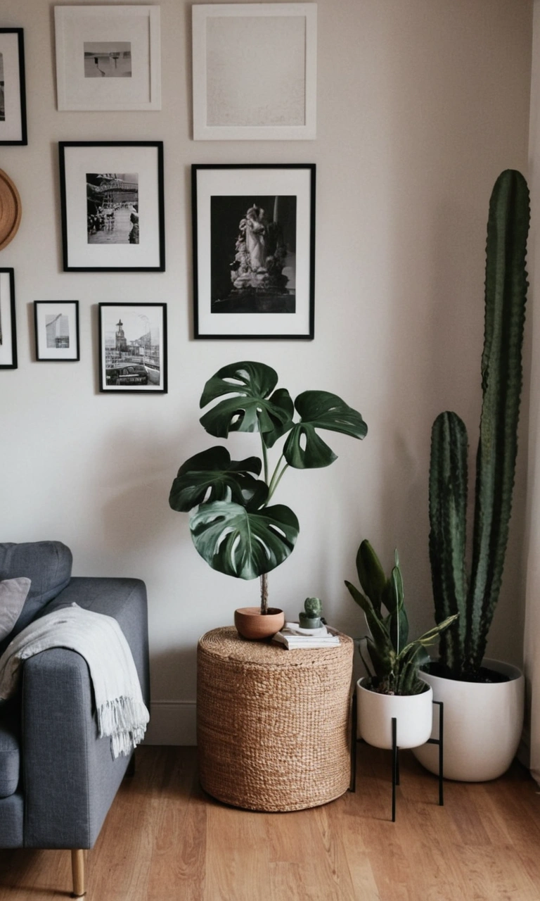 Greenery and art