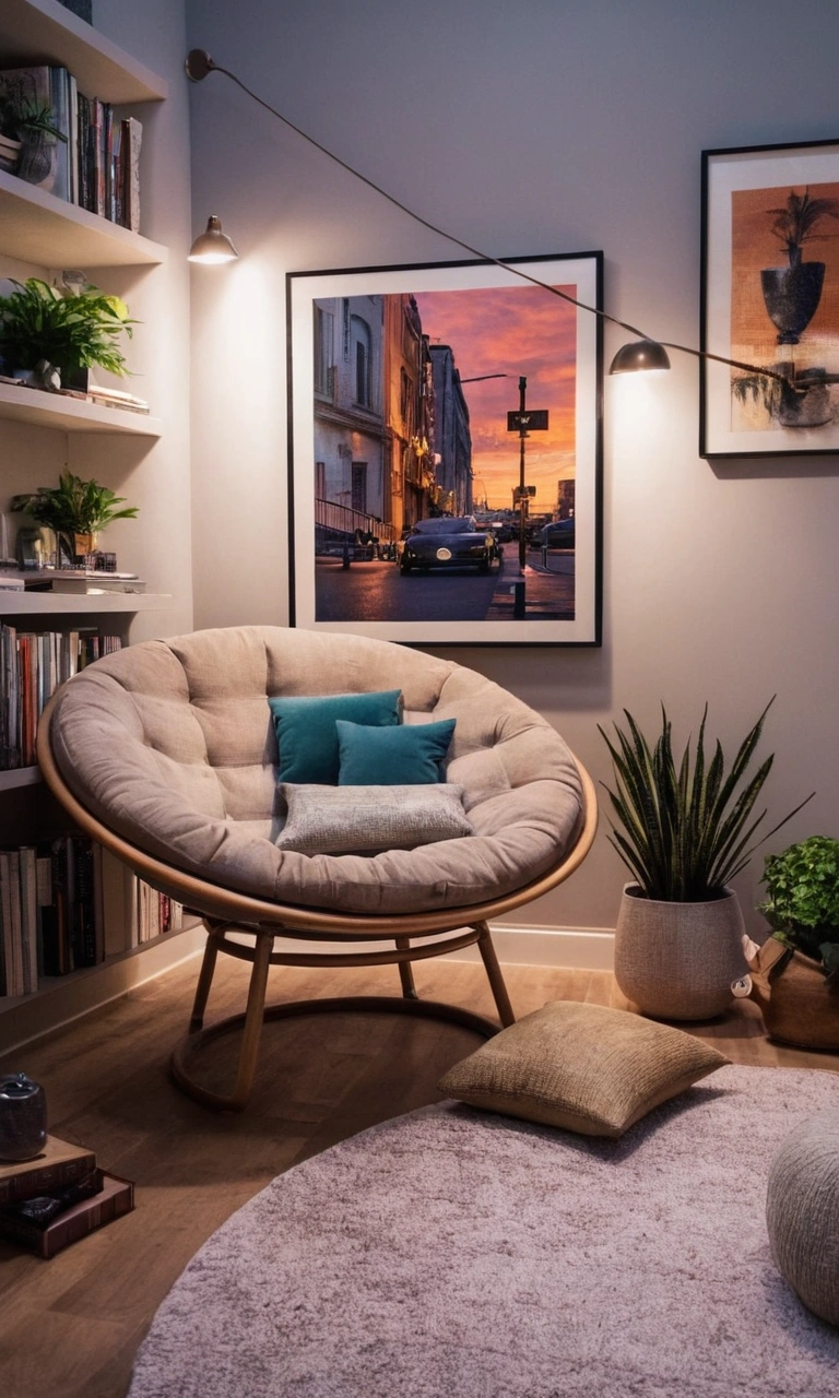 Papasan nook