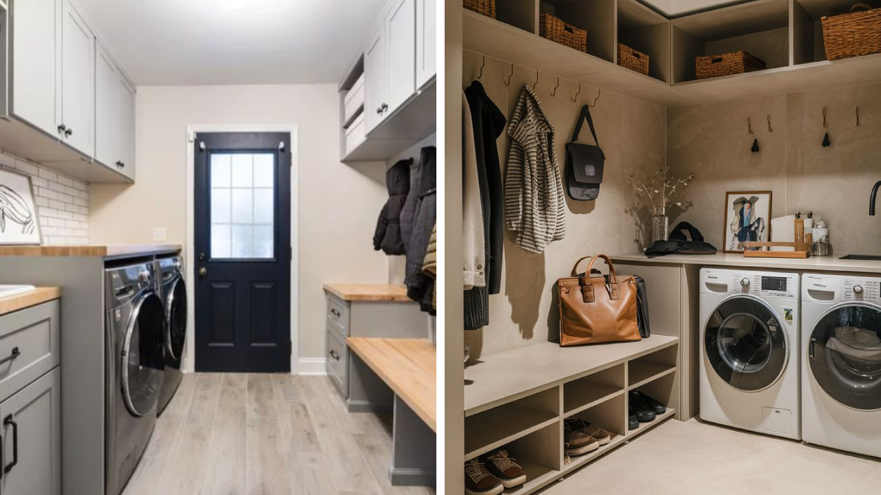 25 Mudroom and Laundry Room Combo Ideas - Addicted To Organization