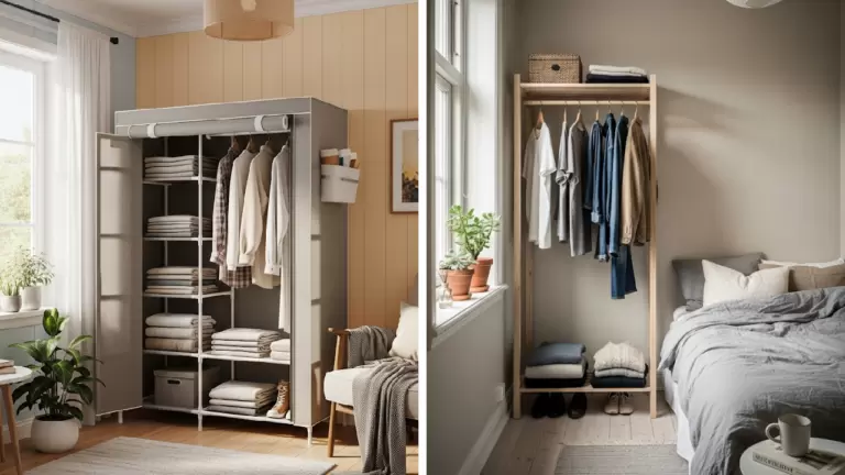 25 Genius Rooms with No Closet Ideas