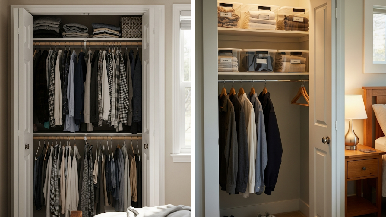 20 Small Reach in Closet Ideas - Addicted To Organization