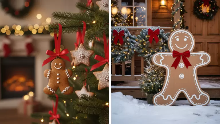 28 Gingerbread Christmas Decorations DIY