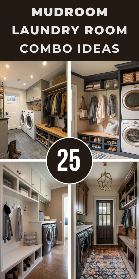 25 Mudroom and Laundry Room Combo Ideas - Addicted To Organization