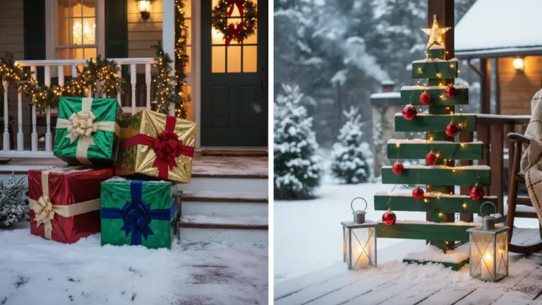 30 DIY Outdoor Christmas Decorations