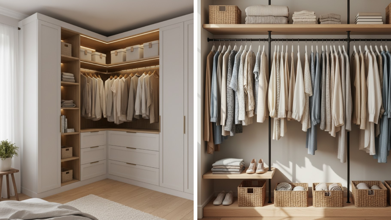 30 Wall Closet Ideas for a Bedroom - Addicted To Organization