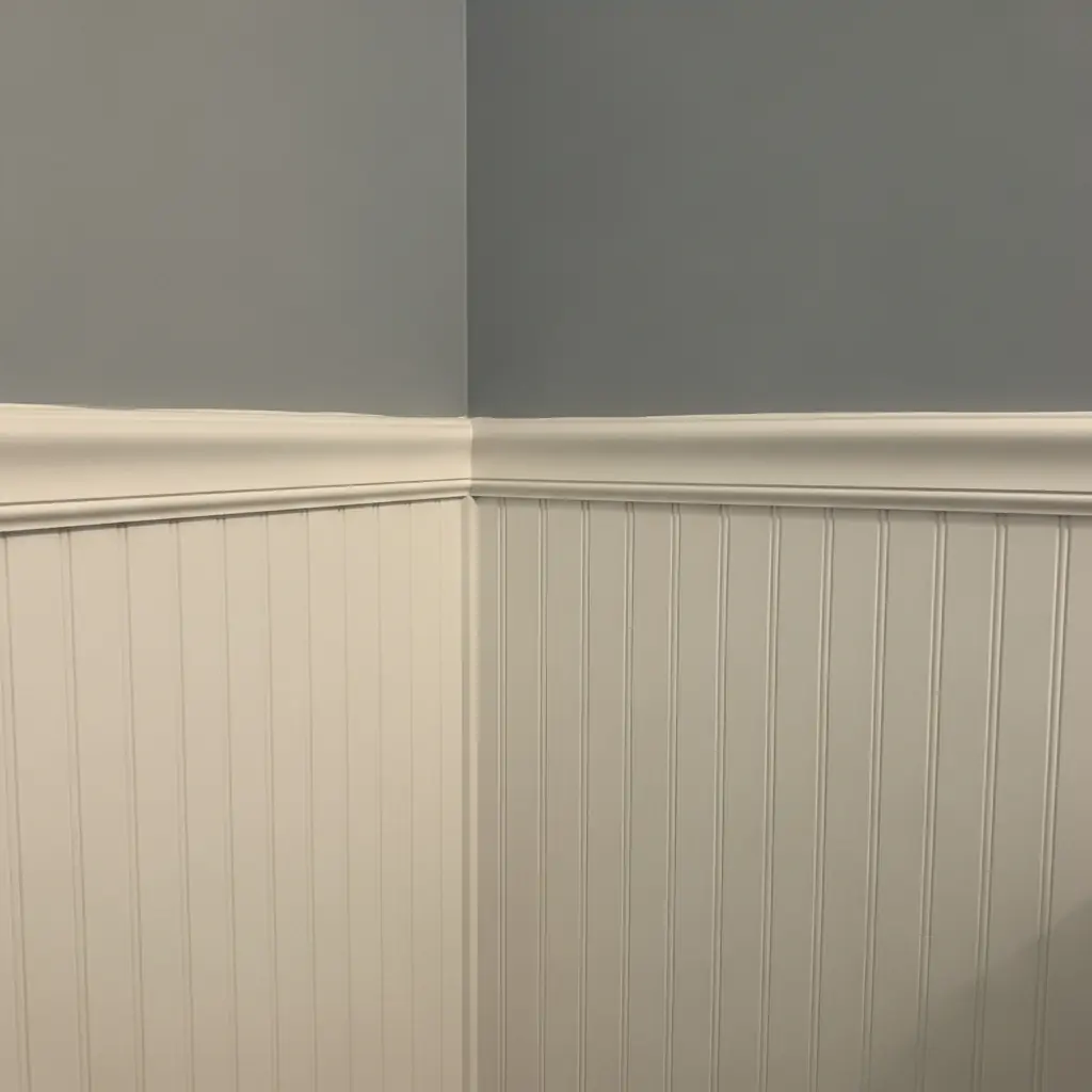 Standard 3-Foot Wainscoting - 29 Easy Ideas for Beautiful Bathroom Beadboard