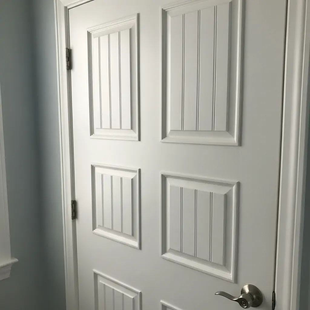 Updating Flat Doors - 29 Easy Ideas for Beautiful Bathroom Beadboard