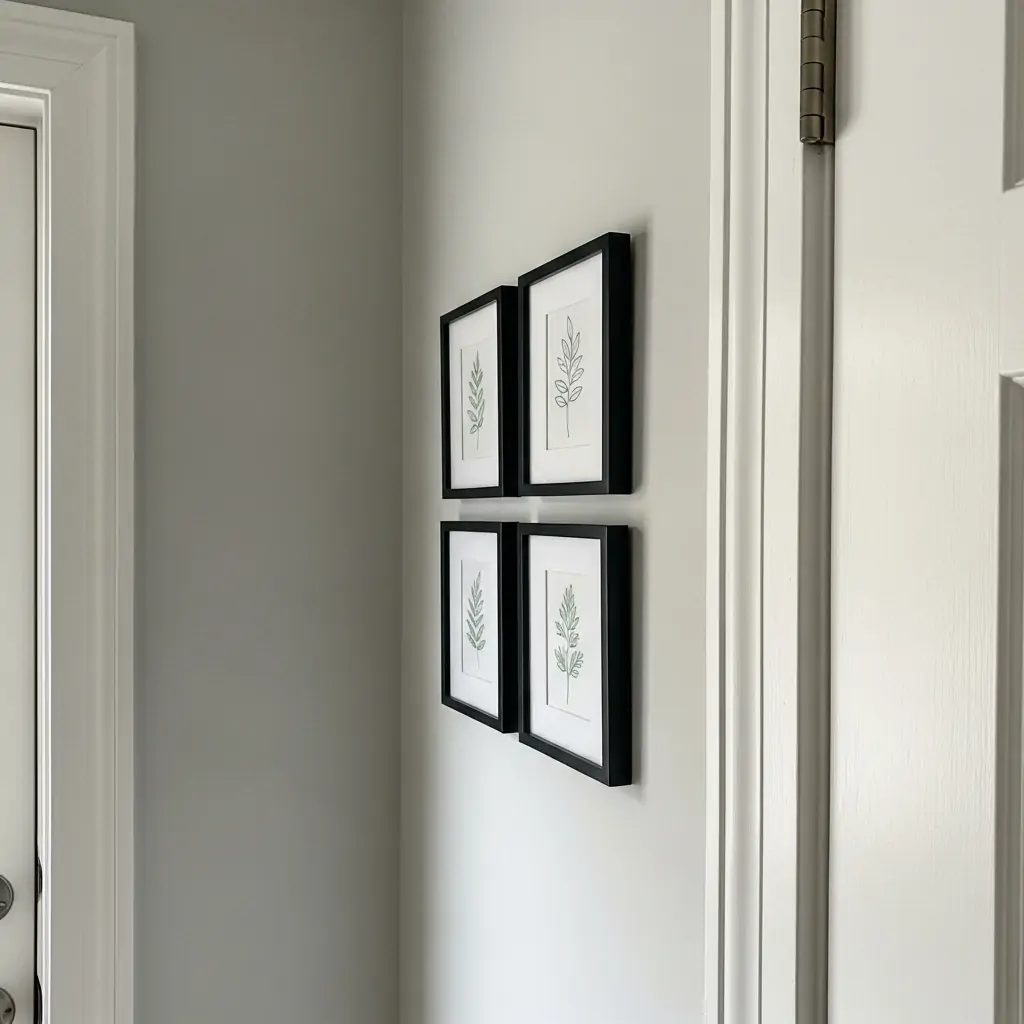 Small Square Grid - Bathroom Picture Ideas Wall Art