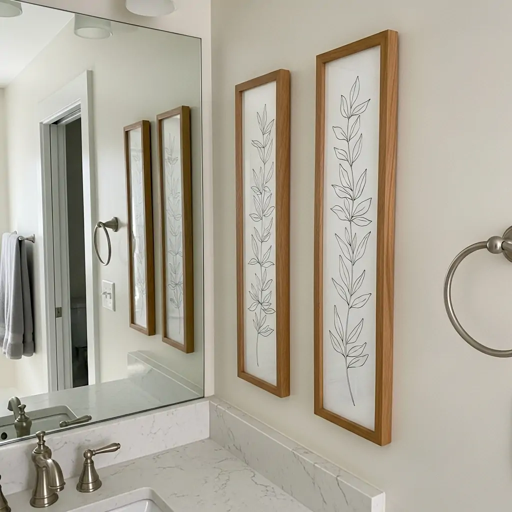 Tall Skinny Bathroom Wall Art - Bathroom Picture Ideas Wall Art