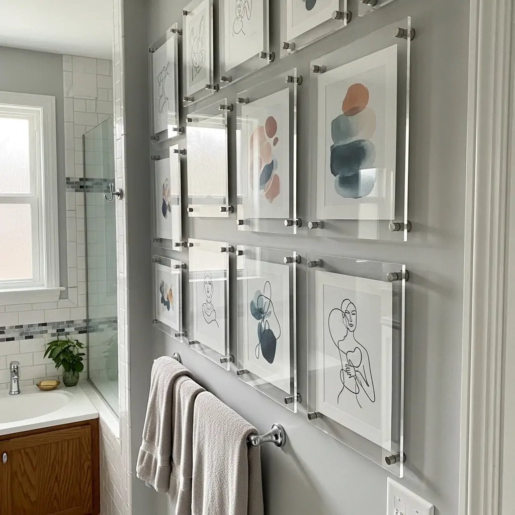 Clear Acrylic Picture Frames - Bathroom Picture Ideas Wall Art