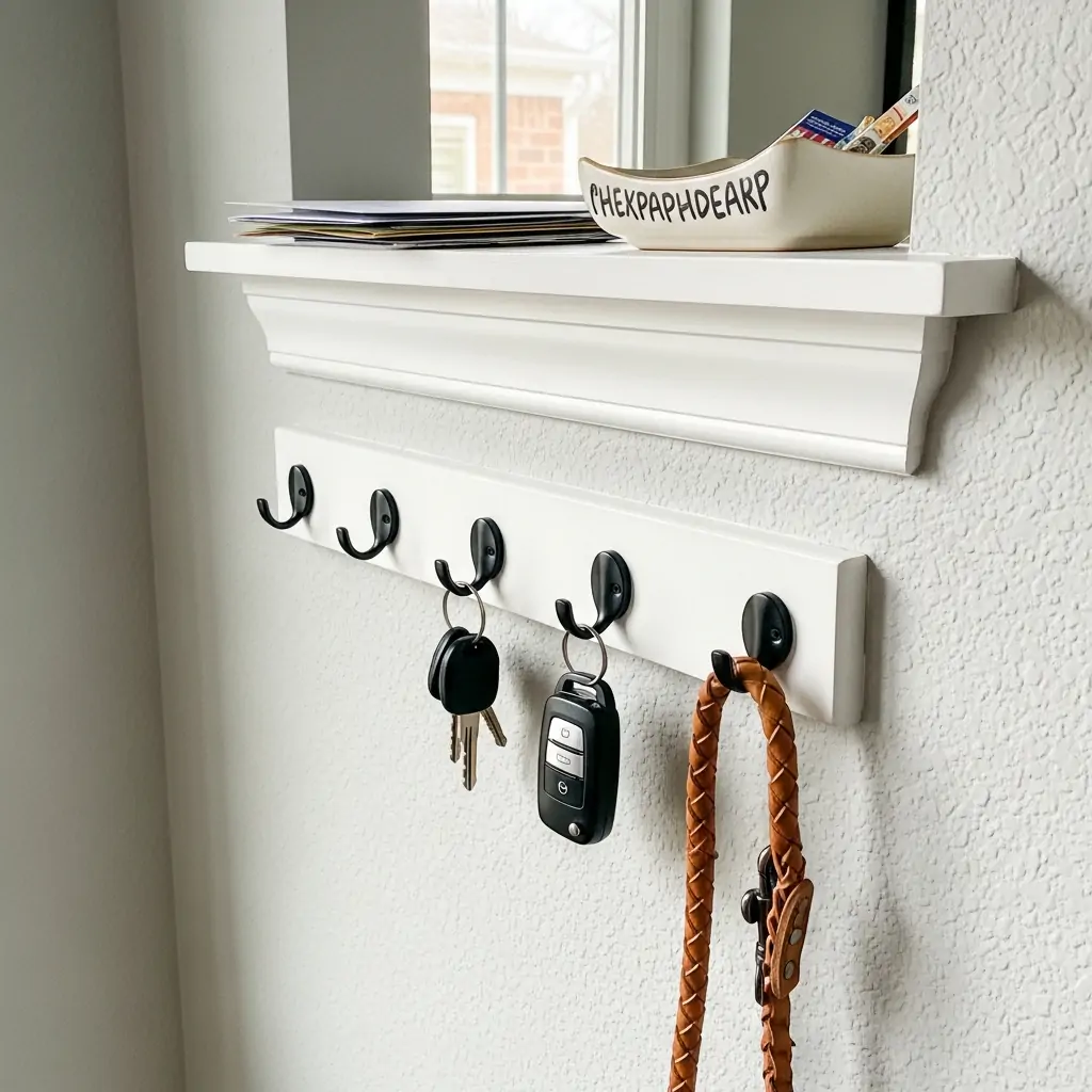 Install Hooks For Keys - 30 Genius Kitchen Pass Through Ideas
